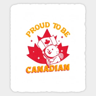 Proud to be Canadian! Sticker